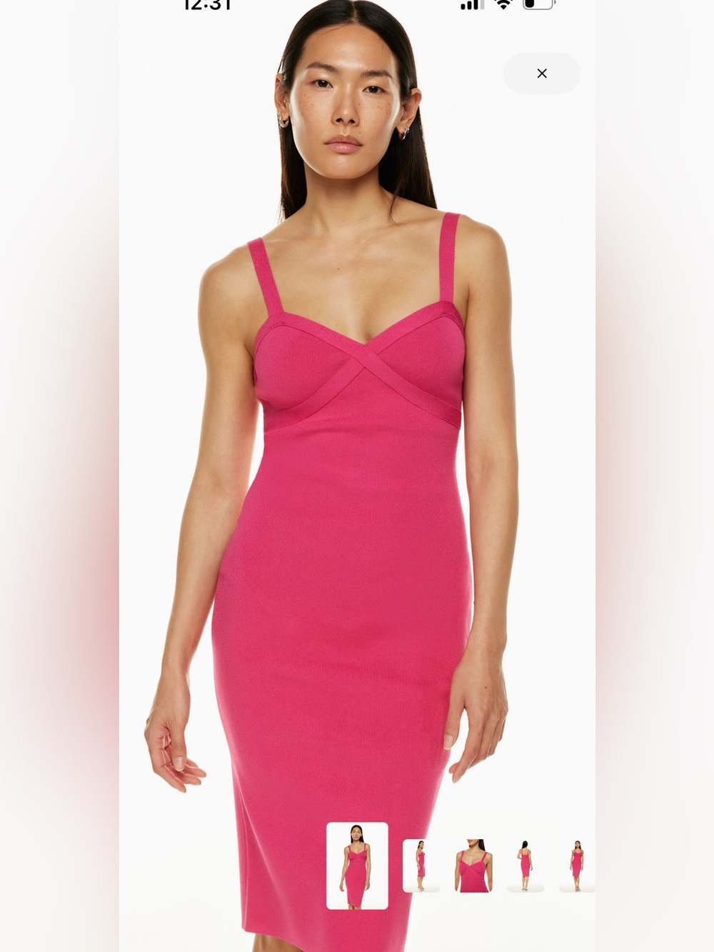 Babaton Greta Sculpt Knit Dress | Small